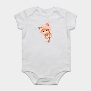 Axolotl Kitty Baby Bodysuit